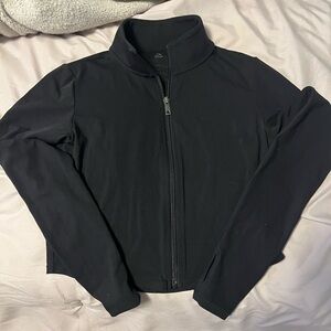 Cropped Black Vitality Jacket
